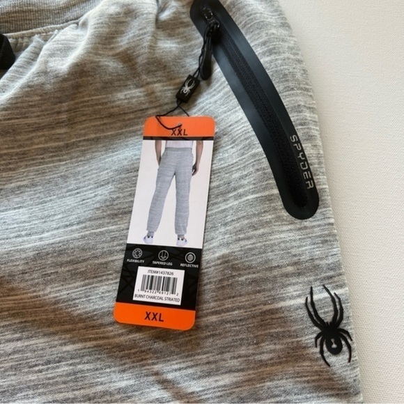 NWT Mens Spyder Sweatpants 2XL‎ Active Gray Outdoors Winter Casual New (Z) - Picture 3 of 9